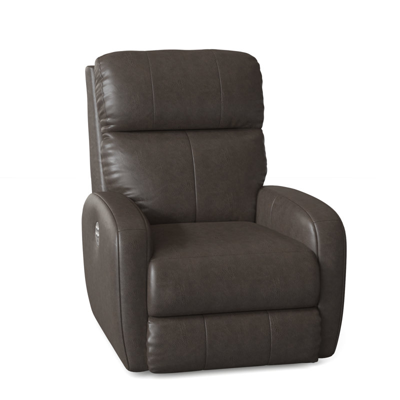 Fauteuil inclinable en cuir Primo, Très grand fossile, Manuel