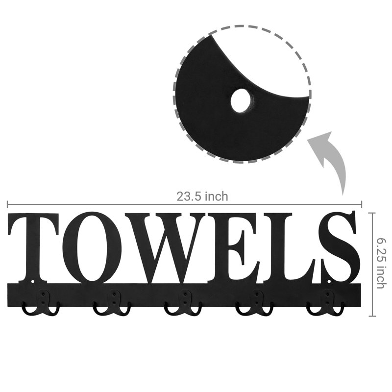 23.5 " Wall Towel Rack