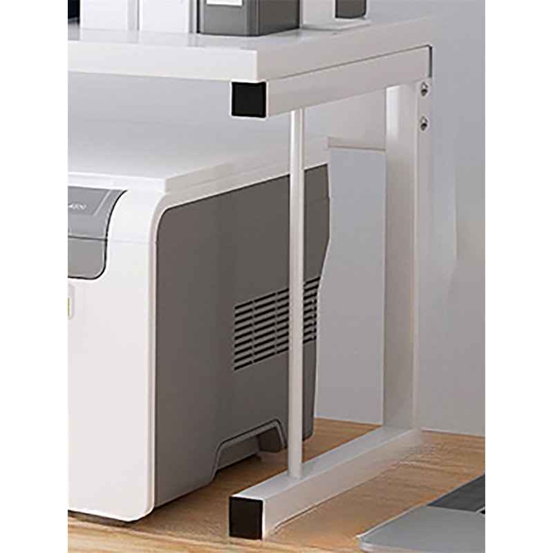 Organisateur de bureau en métal, Blanc