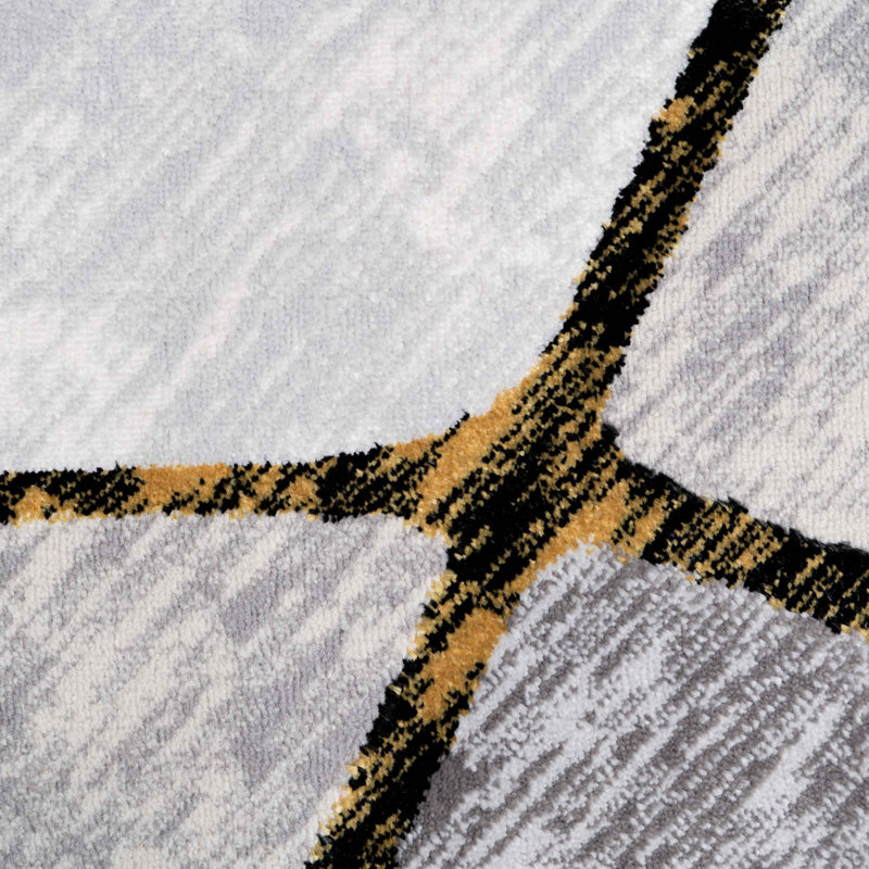 Boudreaux Geometric Area Rug, Rectangle 80 x 150cm