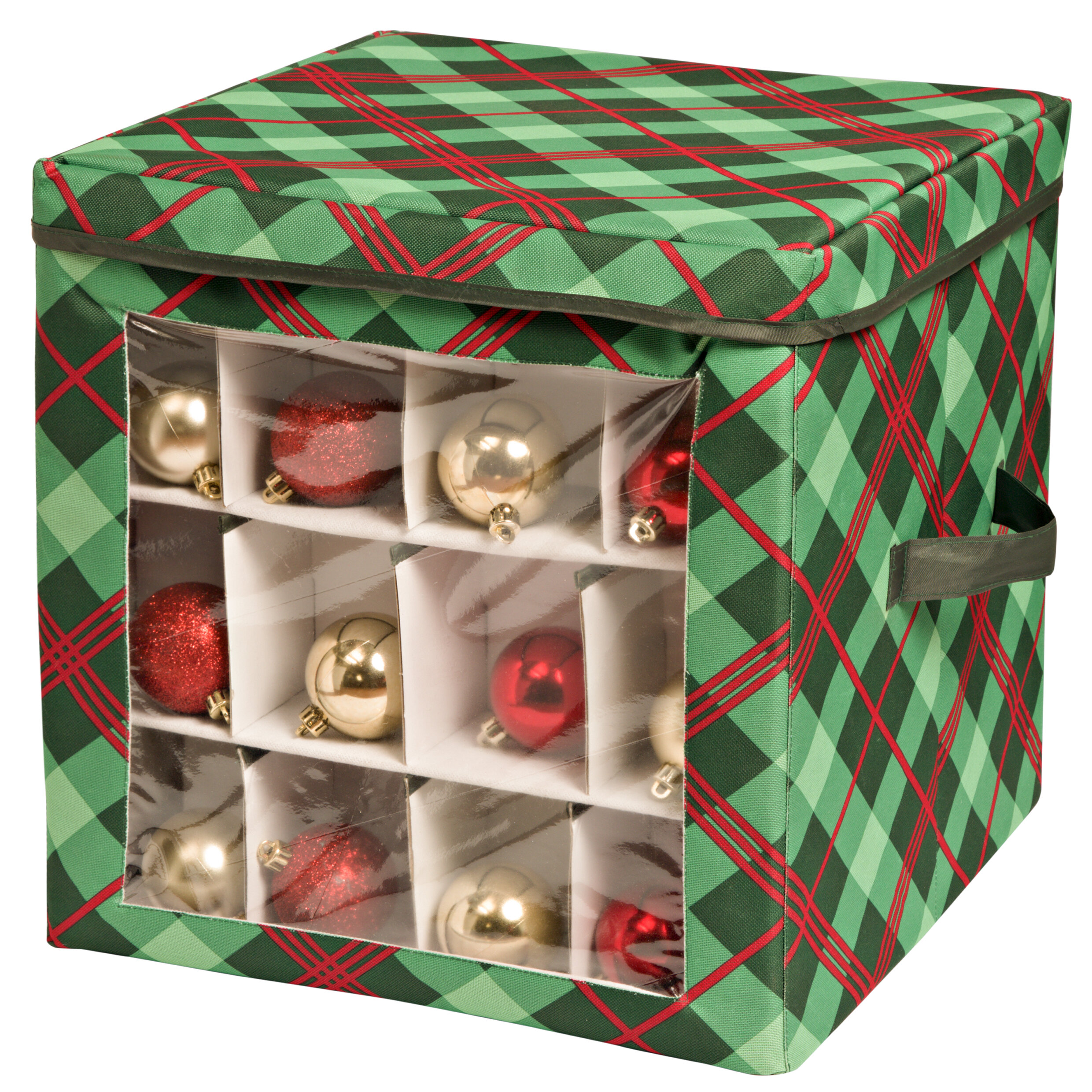The Twillery Co.® Christmas Ornament Storage with Dividers & Reviews