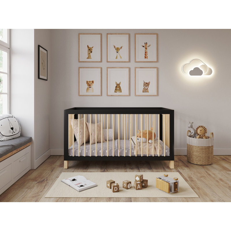 Barling 2 Cot Bed, Anthracite/Pine