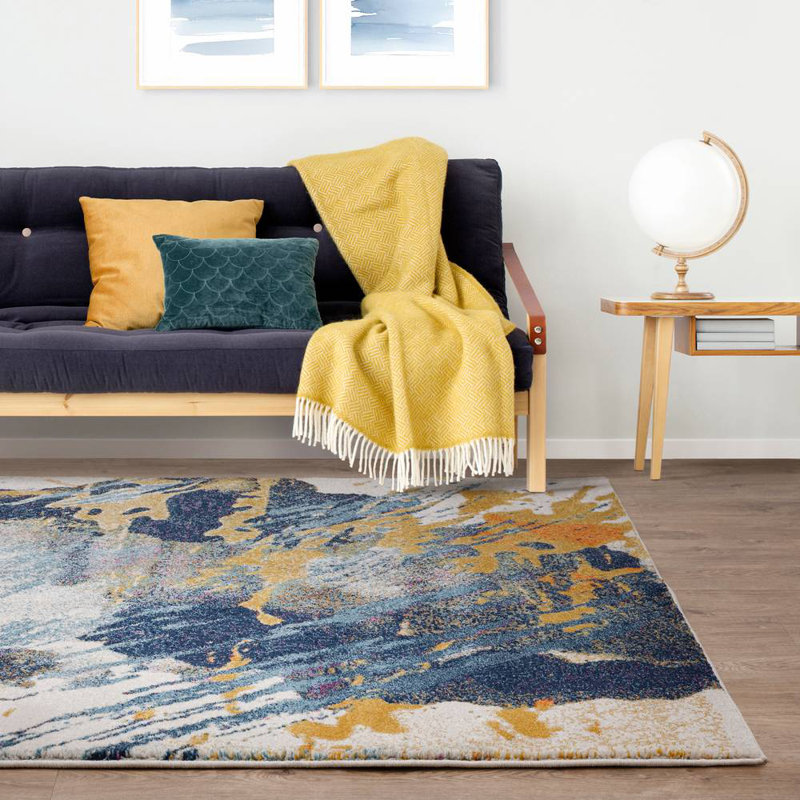 Debrisha Abstract Area Rug, Rectangle 160 x 230 cm, Abstract 2