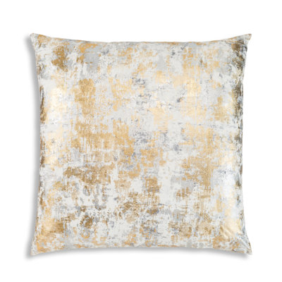 Coussin décoratif en velours métallisé Cloud9 Design Sona pour canapé, lit et salon