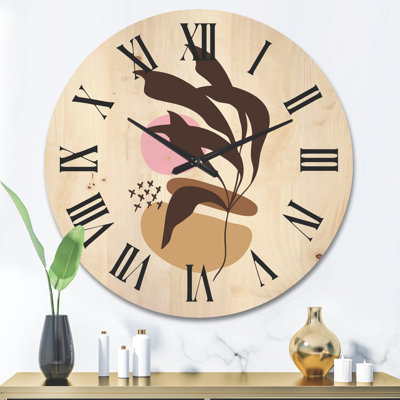 Horloge murale élémentaire