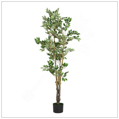 Ficus artificiel avec pot