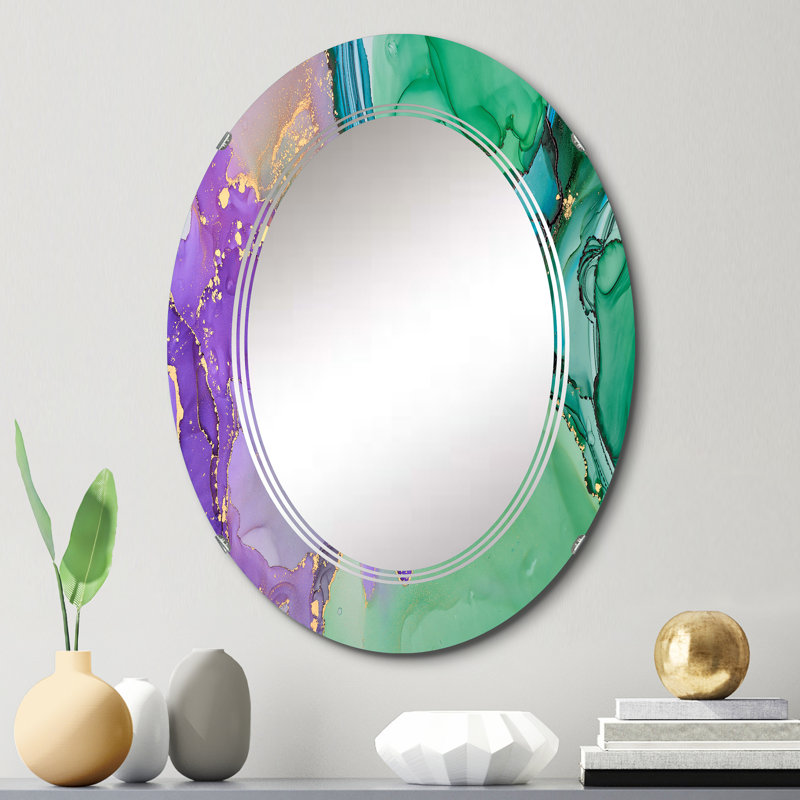 Miroir de salle de bain ovale mural, 30 po x 20 po