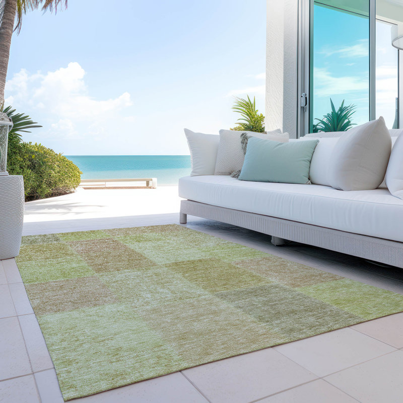 Tapis intérieur / extérieur Fareham avec envers antidérapant, Rectangle 5 pi x 7 pi 6 po