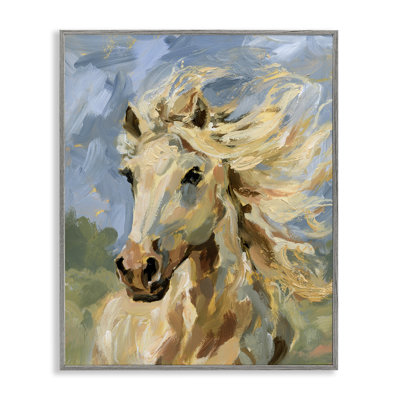  Windswept Horse Mane Framed Giclee Art by Victoria Barnes