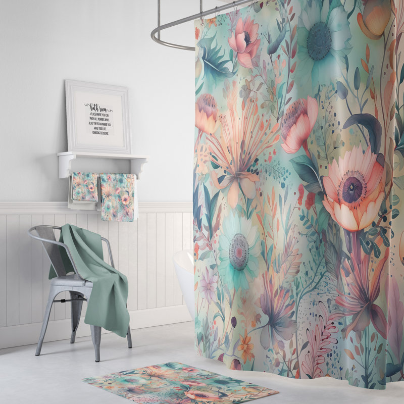 Floral Shower Curtain