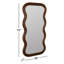 Miroir de plancher en bois massif Axinia
