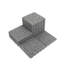 Ensemble de 30 tuiles de terrasse en plastique imbriquées pour patio, balcon et jardin