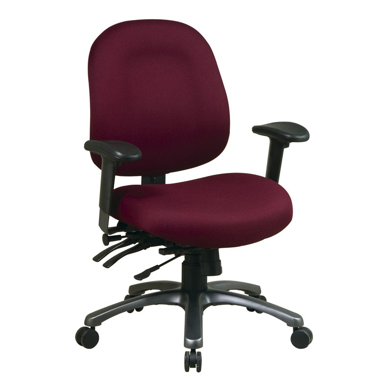 Chaise de travail Pro-Line II Series, Icône - bourgogne