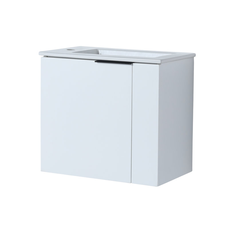 Meuble-lavabo flottant 22 po Hetton, Blanc