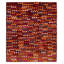 Tapis bourgogne foncé Akhjah 6 pi 9 po x 8 pi 0 po
