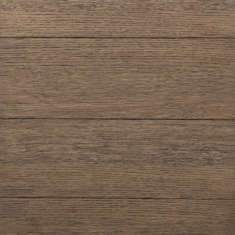 WARBY Solid Wood End Table, Worn Oak Veneer
