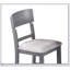 Contemporary 7pc Counter Height Dining Set with Grey Table, Storage Shelf, and 6 High Chairs for Elegant Dining