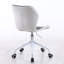 Chaise de travail en similicuir Cavett-50313025-50313026