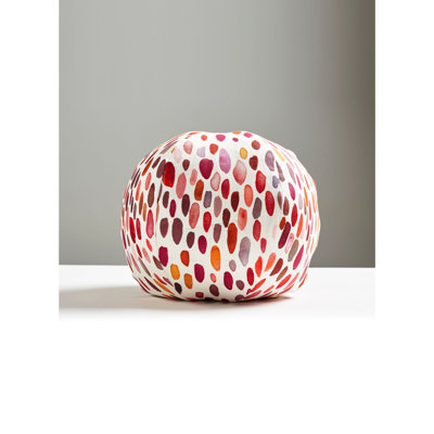 Jamboree Linen Circular Pillow Cover & Insert