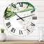 Orchidée blanche rétro II - horloge murale traditionnelle-70785926