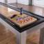 Playcraft Genoa 12’ Pro-Series Shuffleboard, Walnut on Silver-354318843-357763961