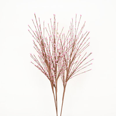 Branche de baies artificielles de 36 po de printemps et d'automne pour bouchons de vases, bouquet de vaches longues de style campagnard pour décoration de table de centre de table de bureau à domicile