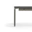 eFloat Quattro, 23 in. D x 58 in. W Sit-Stand Desk with Carbon Black Base, Carbon Black Painted Wood Top, and Black Salzburg Leather Cable Manager-389062217-389062321