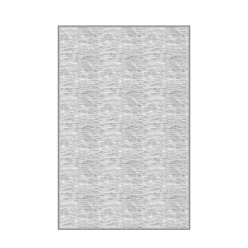 Stylish Woven Carpet, 5.2 x 7.5 Feet | 100% Polyester, 0.3 in Pile Height, Antibacterial, Non-Slip PVC Dot Underside | Machine Washable, 3D Digital Print | Perfect for Living Room, Bedroom & Home Décor