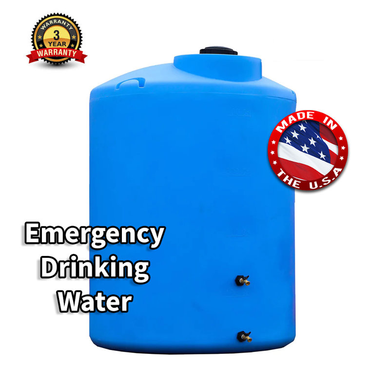 Plastic 500 Gallon Water Storage Tank