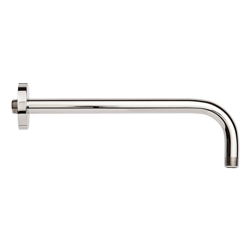Bras de douche à pluie et bride de fixation murale 12 po FundamentALL, Polished Nickel