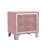 Velvet Solid Wood Nightstand-1240682474