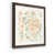 Papier, cadre noyer