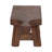 Rustic Wooden Serving Riser with Handle – Ottoman Tray for Stylish Display, Decorative Tray for Tabletop Accents, and Coffee Table Tray – Elevated Accent Tray for Organizing Essentials – 6", Brown
