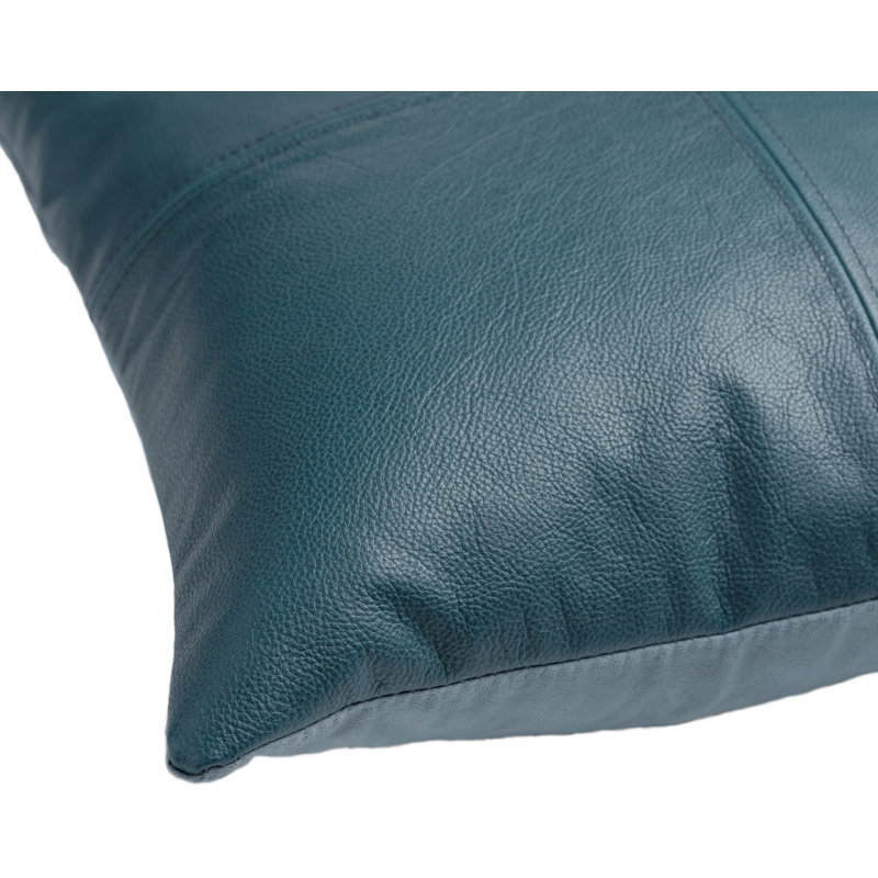Coussin Declan, Deep Teal, Rembourrage du duvet, 20 po x 20 po