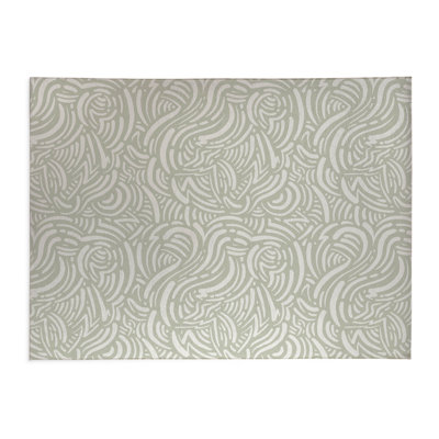 Cozy Swirl Non-Slip Outdoor Rug