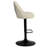Bridgette 24"-32" Swivel 360° Upholstered Footrests Adjustable Height Bar Stool-1971655821