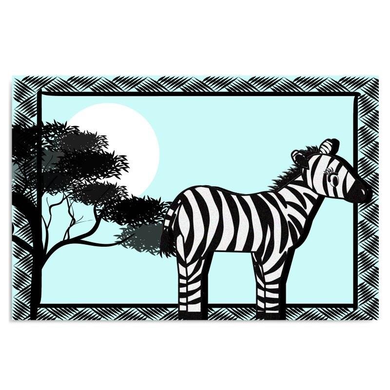 Leinwandbild Zebra 5