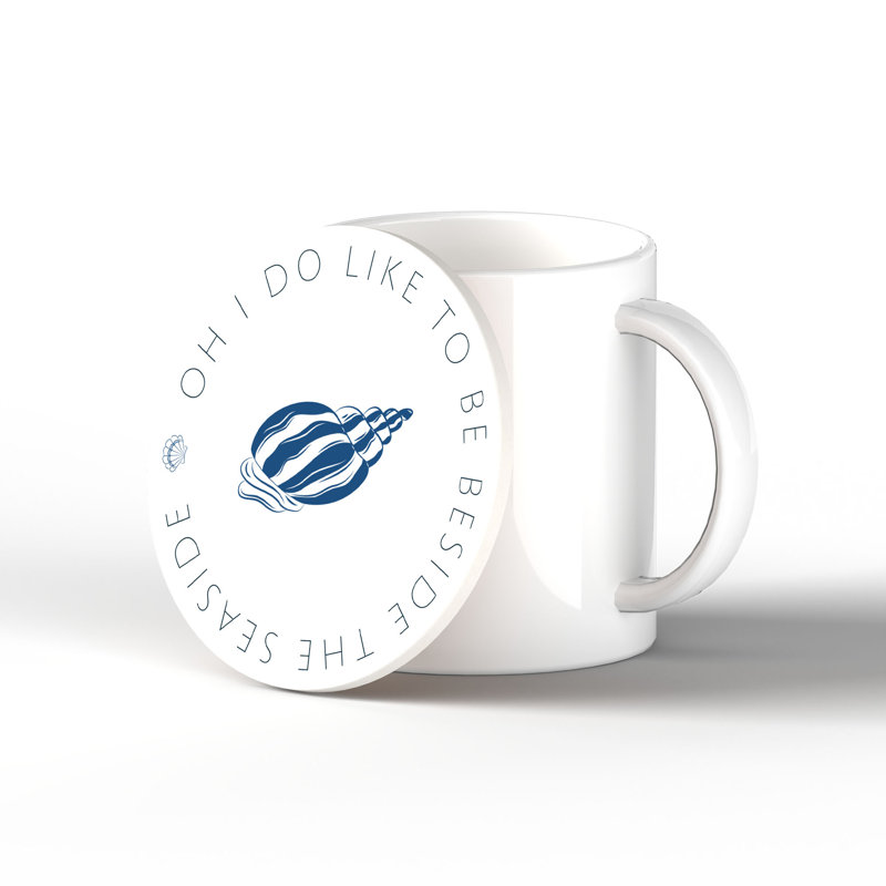 Beach Shell Coaster 100 x 100
