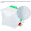 Contenant d'eau pliable pour camping avec réservoir d'eau-777900046
