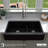 Karran Quartz 34'' X 21-1/4'' Double Bowl 60/40 Retrofit Farmhouse/Apron Front Kitchen Sink Kit-50597930