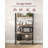 4-Tier Bookshelf, Storage Rack, Bookcase With Steel Frame-860420786