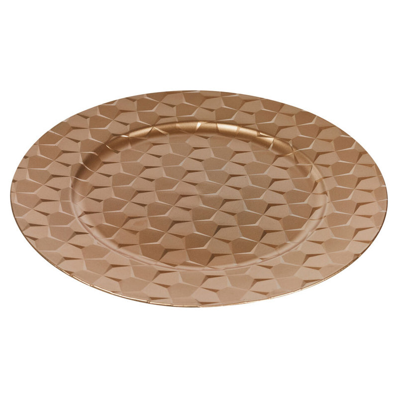 Adoline Acrylic Charger, Gold