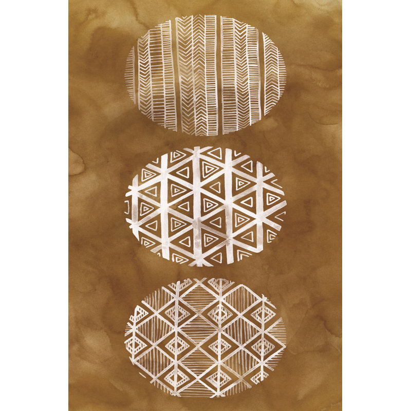 Tribal Pattern I by Grace Popp - Wrapped Canvas Art Prints, 46cm H x 30cm W x 3.8cm D