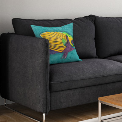 Coussin de poisson tropical