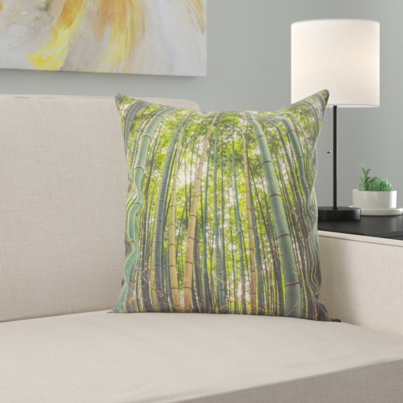 Coussin décoratif en bambou