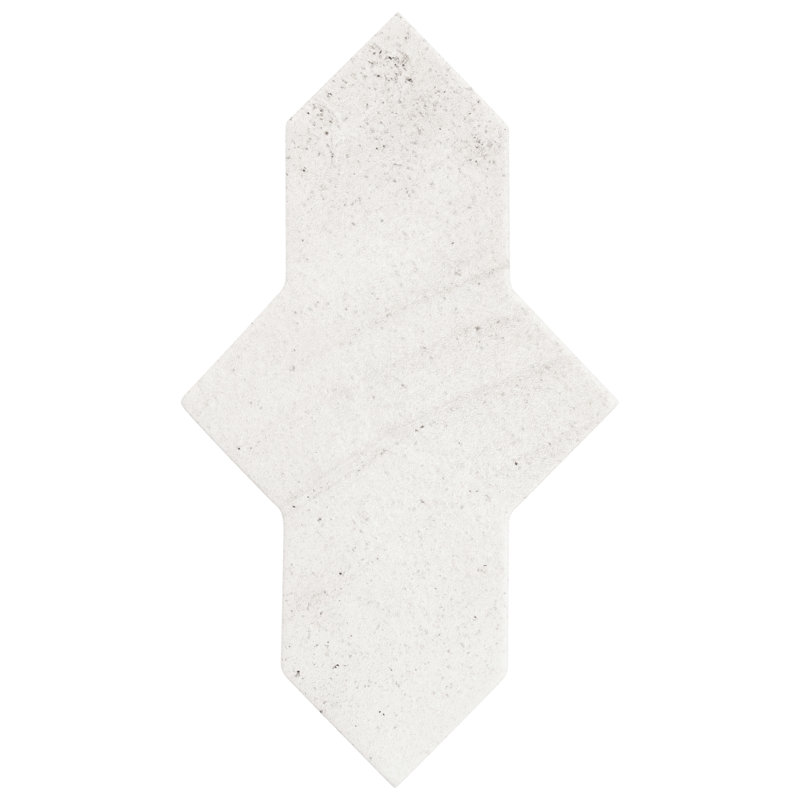 Souk 4.84 In. X 8.46 In. Terracotta Look Matte Porcelain Floor And Wall Tile (5.32 Sq. Ft. / Case), White