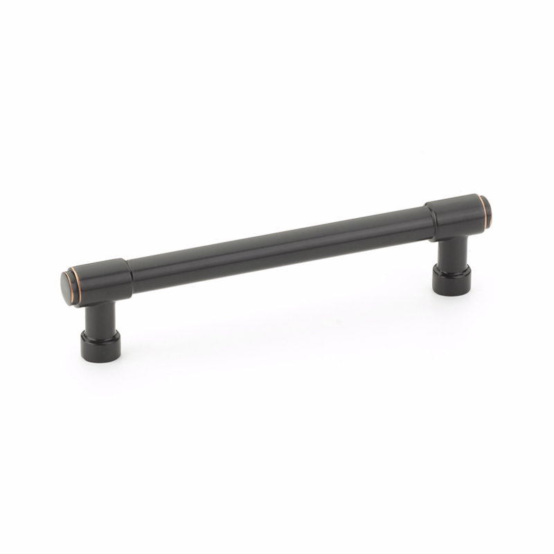 Emtek Jasper Bar Cabinet Pull, Oil Rubbed Bronze, 5" Center To Center
