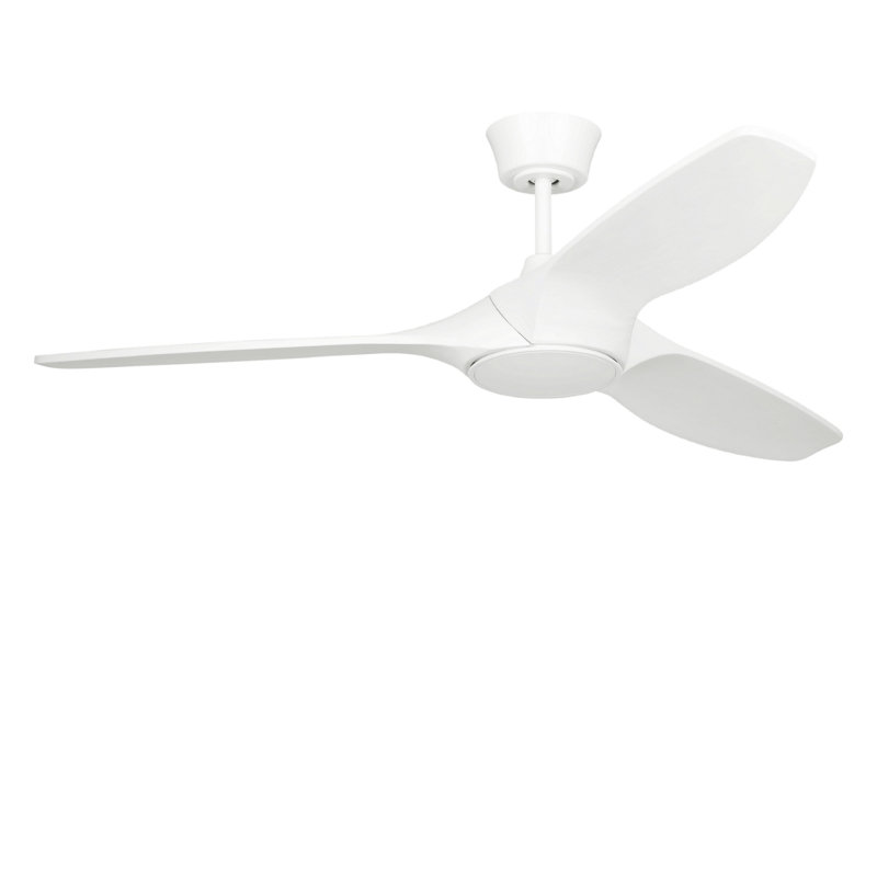 Selen Smart LED Ceiling Fan, 52" Wide, Matte White, Matte White