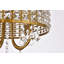 Lustre cylindrique unique à 4 lumières avec accents de cristal Armenio-386606035-386606034-387280258