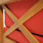 BANC D'ANGLE GAUCHE EN X